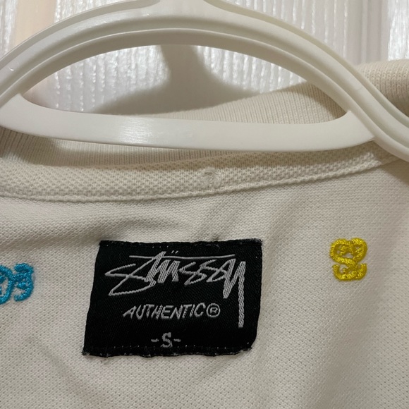 Stussy double S embroidered polo shirt - Picture 5 of 7